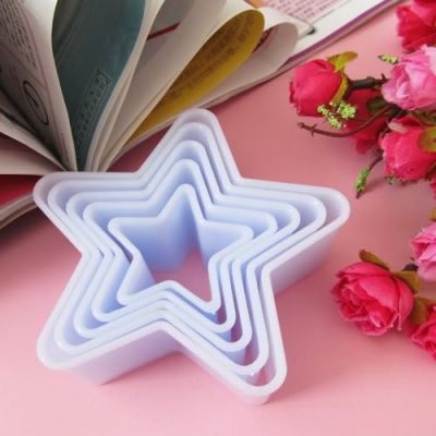 5x Star Biscuit Cookie Cake Decorating Sugarcraft Fondant Cutter Mould Mold Tool[010144]